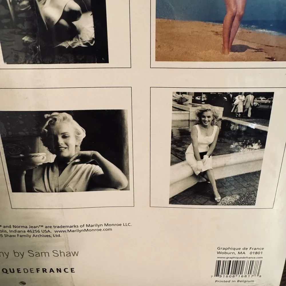 Marilyn Monroe Vintage 2006 Wall Hanging Calendar